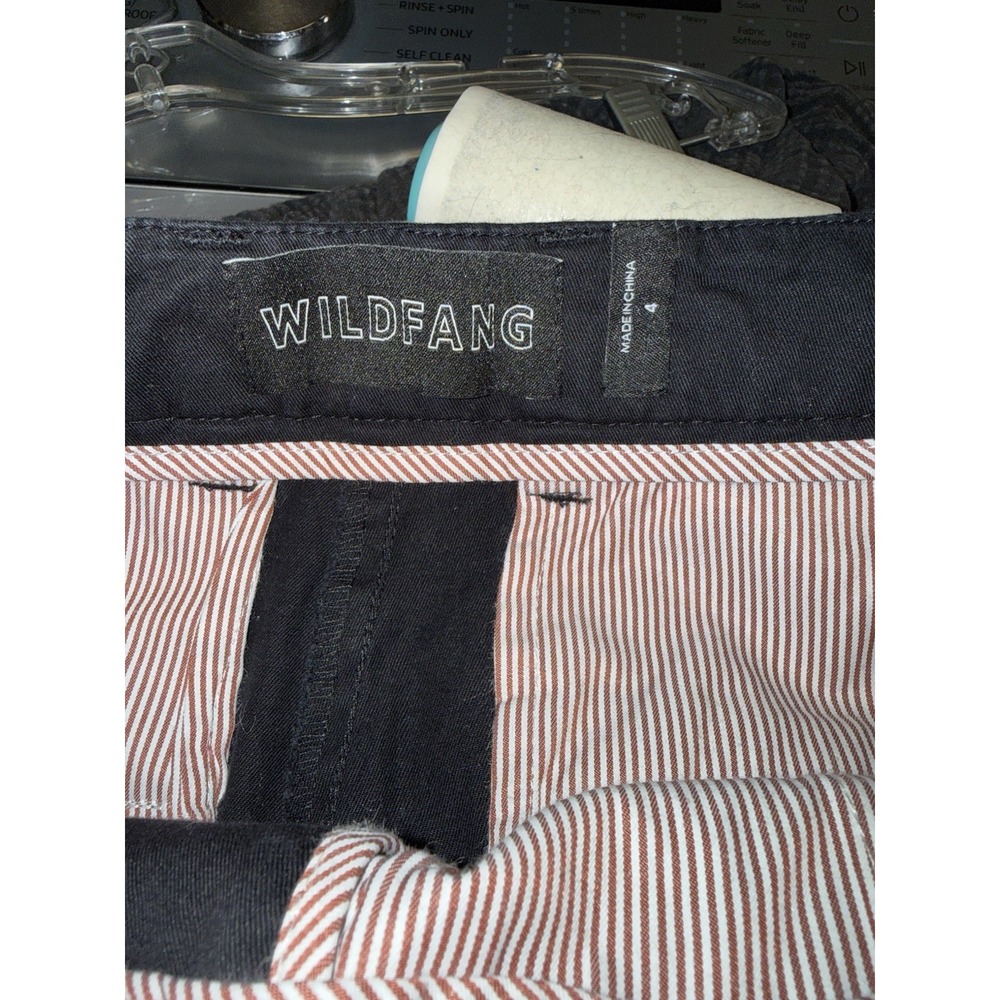 Wildfang Pants The Essential Trouser Black Size 4  Convertible Cuff Classic - Picture 6 of 7